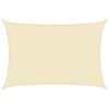 vidaXL Sunshade Sail 160 g/m&sup2; Cream 3x5 m HDPE