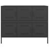 vidaXL Sideboard Black 100.5x39x79 cm Steel