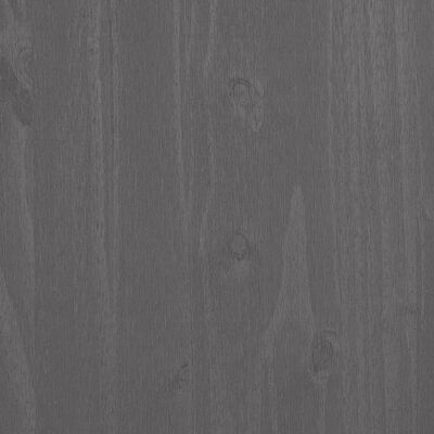 vidaXL Sideboard HAMAR Light Grey 79x40x103.5 cm Solid Wood Pine