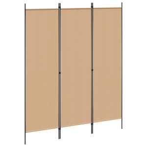 vidaXL 6-Panel Room Divider Black 300x180 cm