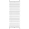 Plisse Blind 50x100cm White Pleated Blind