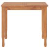 vidaXL 5 Piece Garden Dining Set Solid Wood Teak