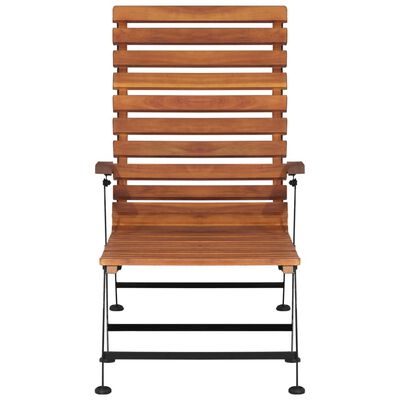 vidaXL Outdoor Deck Chair Solid Wood Acacia