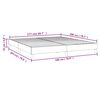 vidaXL Bed Frame without Mattress Dark Grey 180x200 cm Super King Velvet