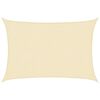 vidaXL Sunshade Sail 160 g/m&sup2; Cream 2x3 m HDPE