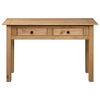 vidaXL Console Table 110x40x72 cm Solid Pine Wood Panama Range