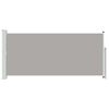vidaXL Retractable Side Awning 140 x 314 cm Grey
