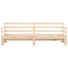 vidaXL Daybed with Trundle without Mattress 90x200 cm Solid Wood