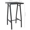vidaXL 5 Piece Garden Bar Set Black
