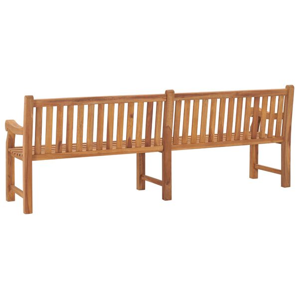 vidaXL Garden Bench 228 cm Solid Teak Wood