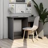 vidaXL Desk Grey 100x50x76 cm Engineered Wood