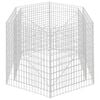 vidaXL Hexagonal Gabion Raised Bed 160x140x100 cm