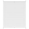 Plisse Blind 100x125cm White Pleated Blind