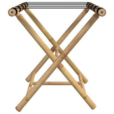 vidaXL Folding Luggage Rack 62x42x50.5 cm Bamboo