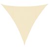 vidaXL Sunshade Sail 160 g/m&sup2; Cream 4x4x4 m HDPE