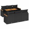 vidaXL Garden Sofa Set | Black