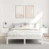 vidaXL 801066 vidaXL Bedside Cabinets 2 pcs High Gloss White 40x30x30 cm Engineered Wood
