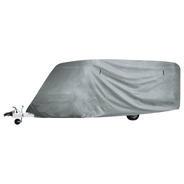 vidaXL Caravan Cover Grey L