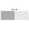vidaXL Retractable Side Awning 160 x 500 cm Grey