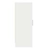 vidaXL Shoe Cabinet White 32x35x92 cm Engineered Wood