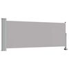 vidaXL Patio Retractable Side Awning 100 x 300 cm Grey