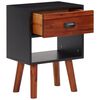 vidaXL Solid Acacia Wood Bedside Cabinet 40x30x57 cm