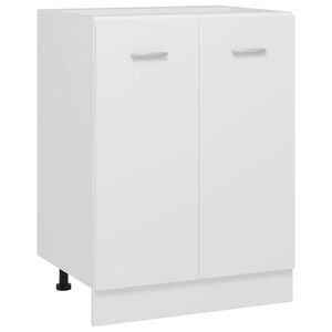 vidaXL Bottom Cabinet "Lyon" White 60x46x81,5 cm Engineered Wood