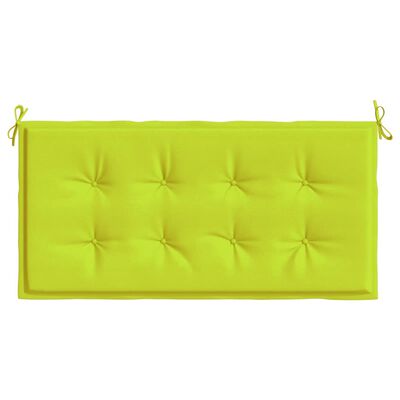 vidaXL Garden Bench Cushion Bright Green 100x50x3 cm Oxford Fabric