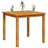 vidaXL Garden Table 85x85x74 cm Solid Acacia Wood