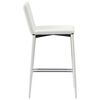 vidaXL Bar Stools 2 pcs White Faux Leather