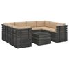 vidaXL 9 Piece Garden Pallet Lounge Set with Cushions Solid Pinewood