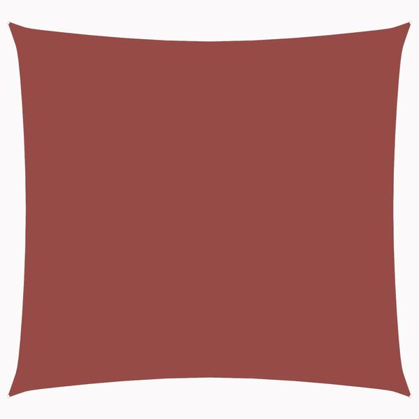 vidaXL Sunshade Sail Oxford Fabric Square 3.6x3.6 m Terracotta
