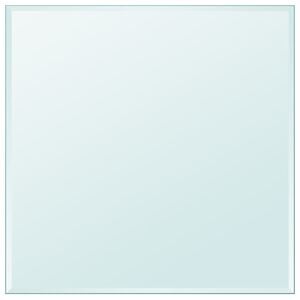 vidaXL Table Top Tempered Glass Square 700x700 mm