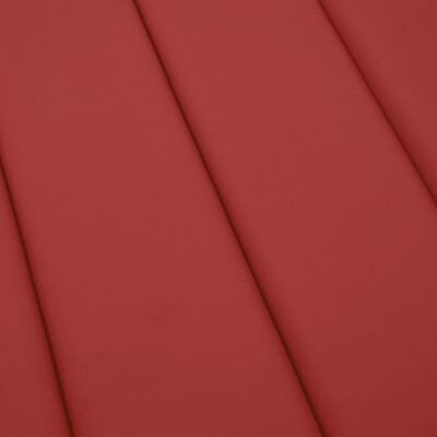 vidaXL Sun Lounger Cushion Red 200x50x3cm Oxford Fabric