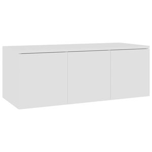 vidaXL TV Cabinet White 80x34x30 cm Engineered Wood