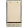 vidaXL Wardrobe Cream 87x49x159 cm Fabric
