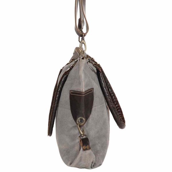 vidaXL Star Handbag Dark Grey 63 x 41 cm Canvas