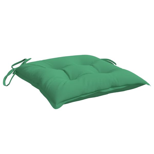 vidaXL Chair Cushions 4 pcs Green 50x50x7 cm Oxford Fabric