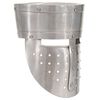 vidaXL Medieval Knight Helmet Antique Replica LARP Silver Steel
