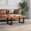 vidaXL Coffee Table Teak Resin 100x50 cm