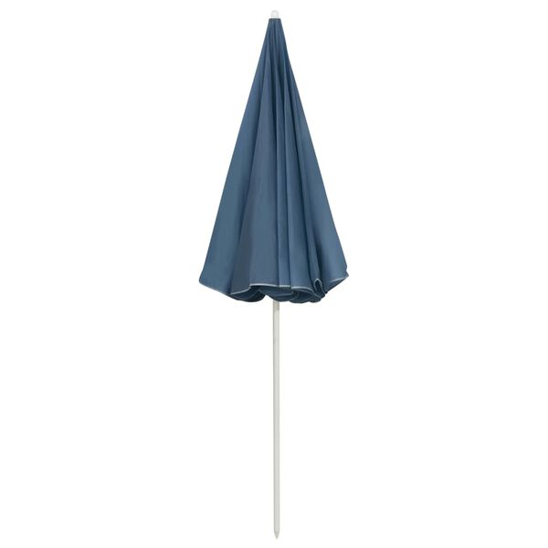 vidaXL Beach Parasol Blue 240 cm