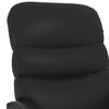 vidaXL Massage Chair Black Faux Leather