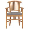 vidaXL 5 Piece Garden Dining Set with Cushions Solid Teak Wood