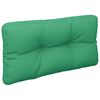 vidaXL Pallet Cushions 2 pcs Green Fabric