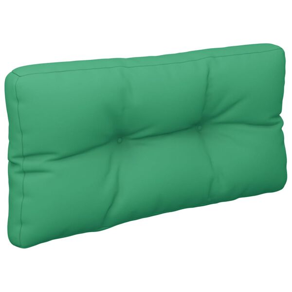 vidaXL Pallet Cushions 2 pcs Green Fabric
