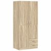 vidaXL Wardrobe Sonoma Oak 80x52x180 cm Engineered Wood