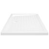vidaXL Shower Base Tray with Dots White 90x70x4 cm ABS