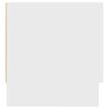 vidaXL Wardrobe White 100x32.5x35 cm Engineered Wood