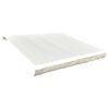 vidaXL Awning Replacement Fabric Cream 430x295 cm Polyester