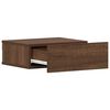 vidaXL Floating Nightstands 2 pcs Brown Oak 40x30x15cm Engineered Wood